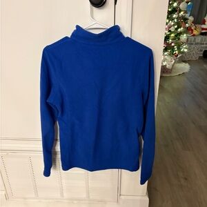 Lands' End Royal Blue Fleece Jacket